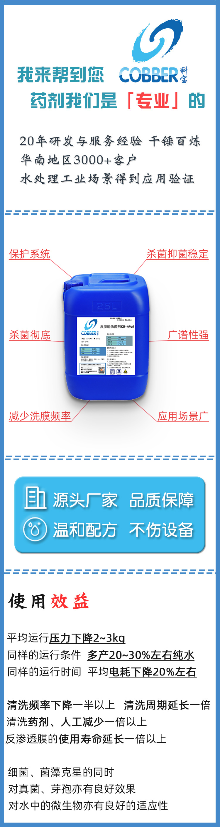 反渗透杀菌剂AW6
