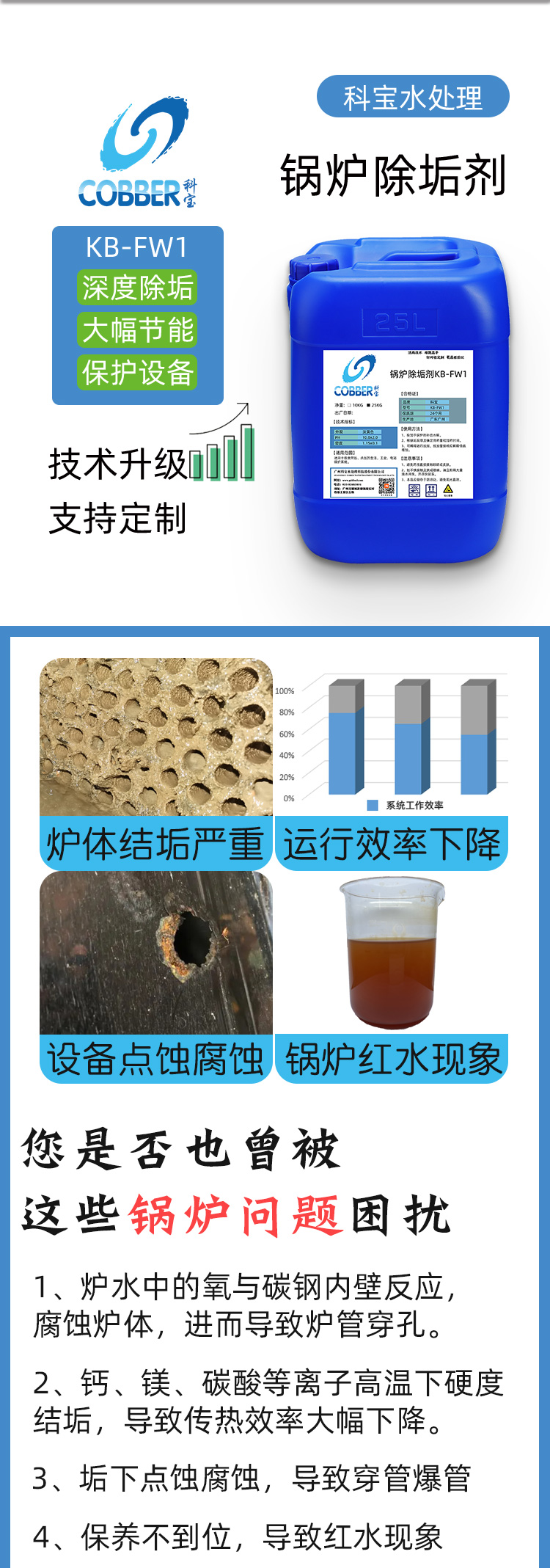 锅炉除垢剂FW1